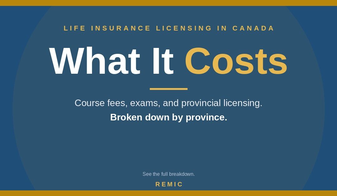 Costs to getting licensed as a life insurance agent