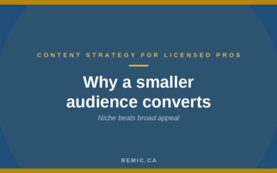 Why Niche Content Outperforms Broad Content for Licensed Pros