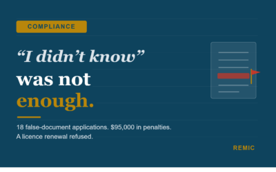 Not Knowing Is Not a Defence: A Broker Lost His Licence Over Documents He Says He Didn’t Know Were Fake